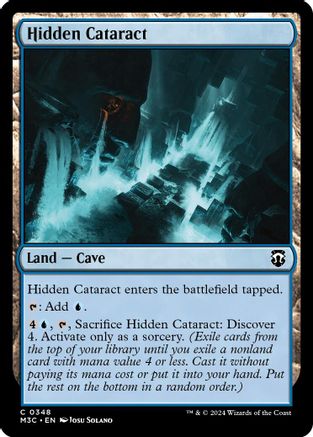 Hidden Cataract (Ripple Foil) [Modern Horizons 3 Commander]