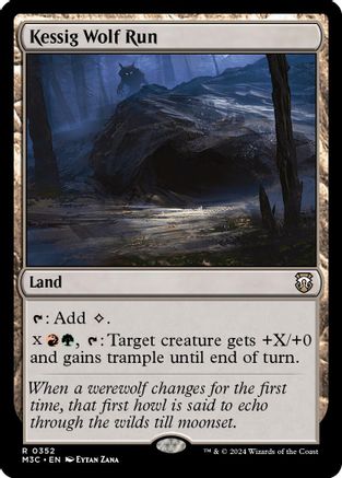 Kessig Wolf Run (Ripple Foil) [Modern Horizons 3 Commander]
