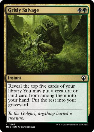 Grisly Salvage (Ripple Foil) [Modern Horizons 3 Commander]