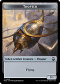 Thopter (Ripple Foil) // Copy Double-Sided Token [Modern Horizons 3 Commander Tokens]