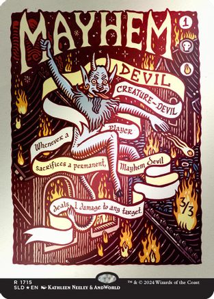 Mayhem Devil (Rainbow Foil) [Secret Lair Drop Series]