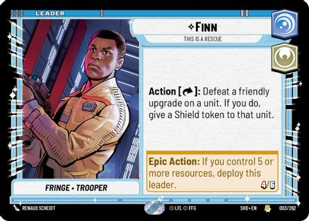 Finn - This is a Rescue (003/262) (003/262) [Shadows of the Galaxy]