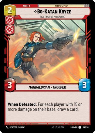 Bo-Katan Kryze - Fighting For Mandalore (157/262) (157/262) [Shadows of the Galaxy]