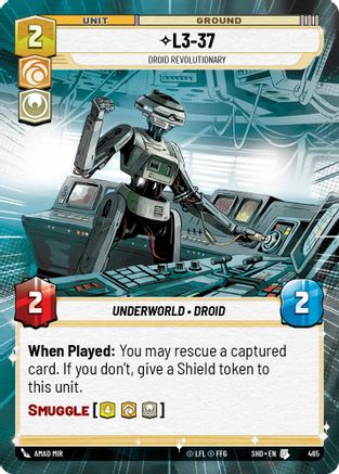L3-37 - Droid Revolutionary (465) (Hyperspace) (465) [Shadows of the Galaxy]