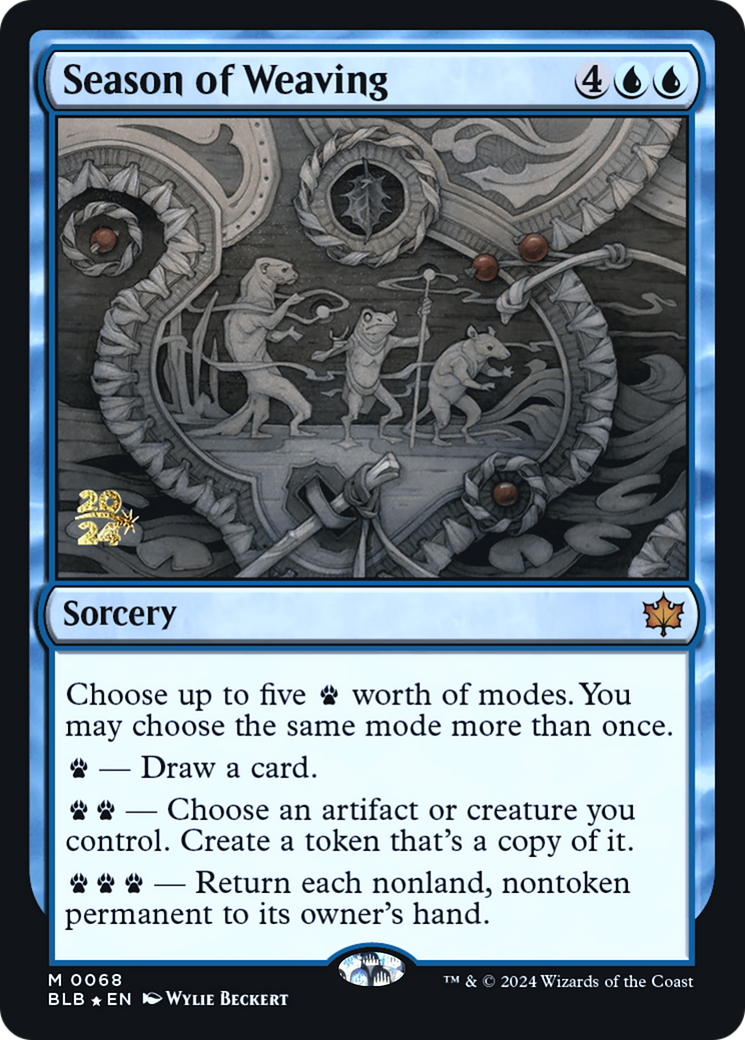Season of Weaving [Bloomburrow Prerelease Promos]