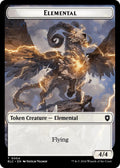 Elemental // Shark Double-Sided Token [Bloomburrow Commander Tokens]