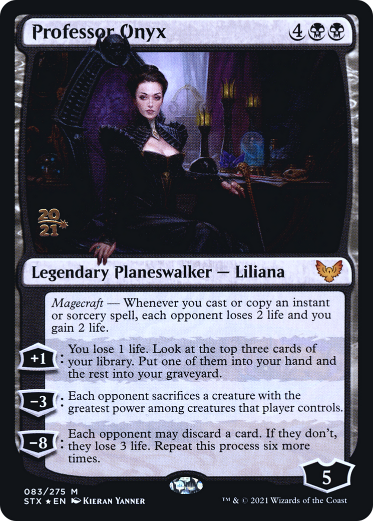 Professor Onyx [Strixhaven: School of Mages Prerelease Promos]