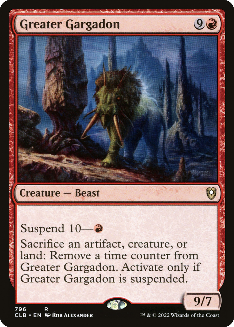 Greater Gargadon [Commander Legends: Battle for Baldur's Gate]