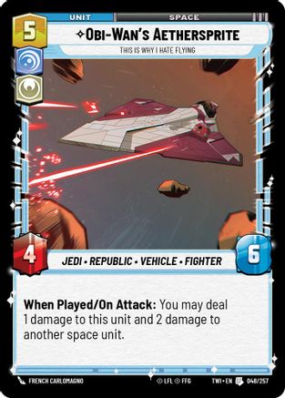 Obi-Wan's Aethersprite - This is Why I Hate Flying (048/257) (048/257) [Twilight of the Republic]
