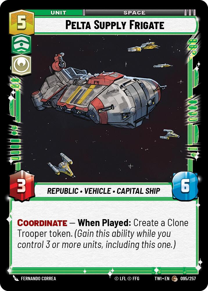 Pelta Supply Frigate (095/257) [Twilight of the Republic]