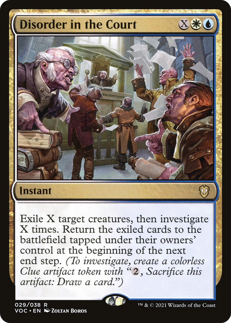 Disorder in the Court [Innistrad: Crimson Vow Commander]