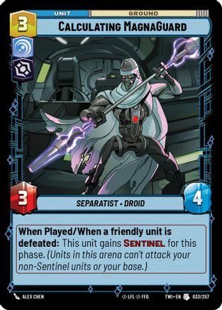 Calculating MagnaGuard (033/257) (033/257) [Twilight of the Republic]