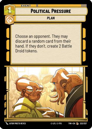 Political Pressure (222/257) (222/257) [Twilight of the Republic]