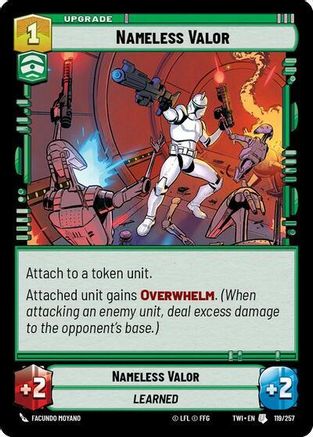 Nameless Valor (119/257) (119/257) [Twilight of the Republic]