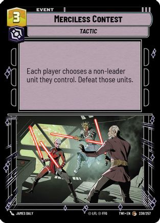 Merciless Contest (238/257) (238/257) [Twilight of the Republic]