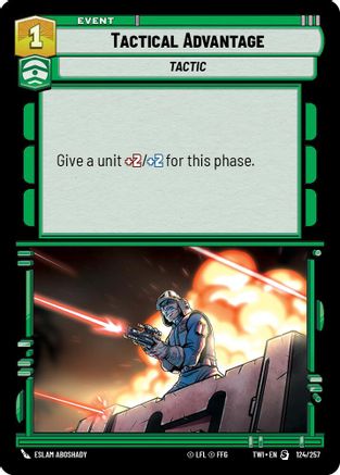 Tactical Advantage (124/257) (124/257) [Twilight of the Republic]
