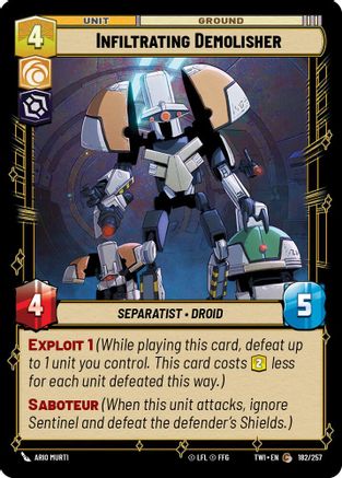 Infiltrating Demolisher (182/257) (182/257) [Twilight of the Republic]