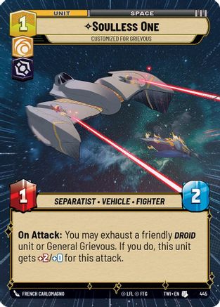 Soulless One - Customized for Grievous (445) (Hyperspace) (445) [Twilight of the Republic]