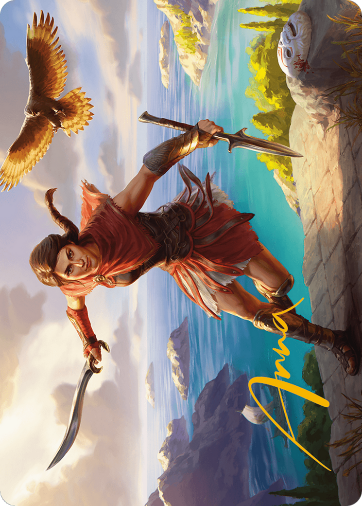 Kassandra, Eagle Bearer Art Card (Gold-Stamped Signature) [Assassin's Creed Art Series]