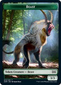 Beast // Thopter (008) Double-Sided Token [Double Masters Tokens]