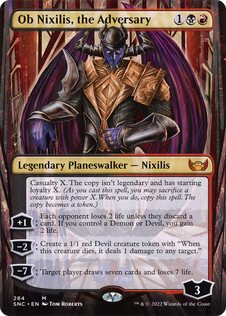 Ob Nixilis, the Adversary (Borderless) [Streets of New Capenna]