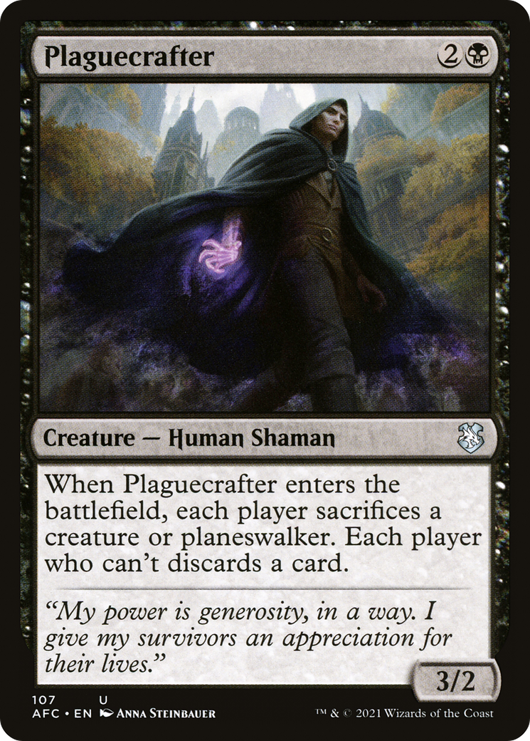 Plaguecrafter [Dungeons & Dragons: Adventures in the Forgotten Realms Commander]
