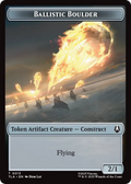 Ballistic Boulder // Food (0019) Double-Sided Token [Avatar: The Last Airbender Tokens]