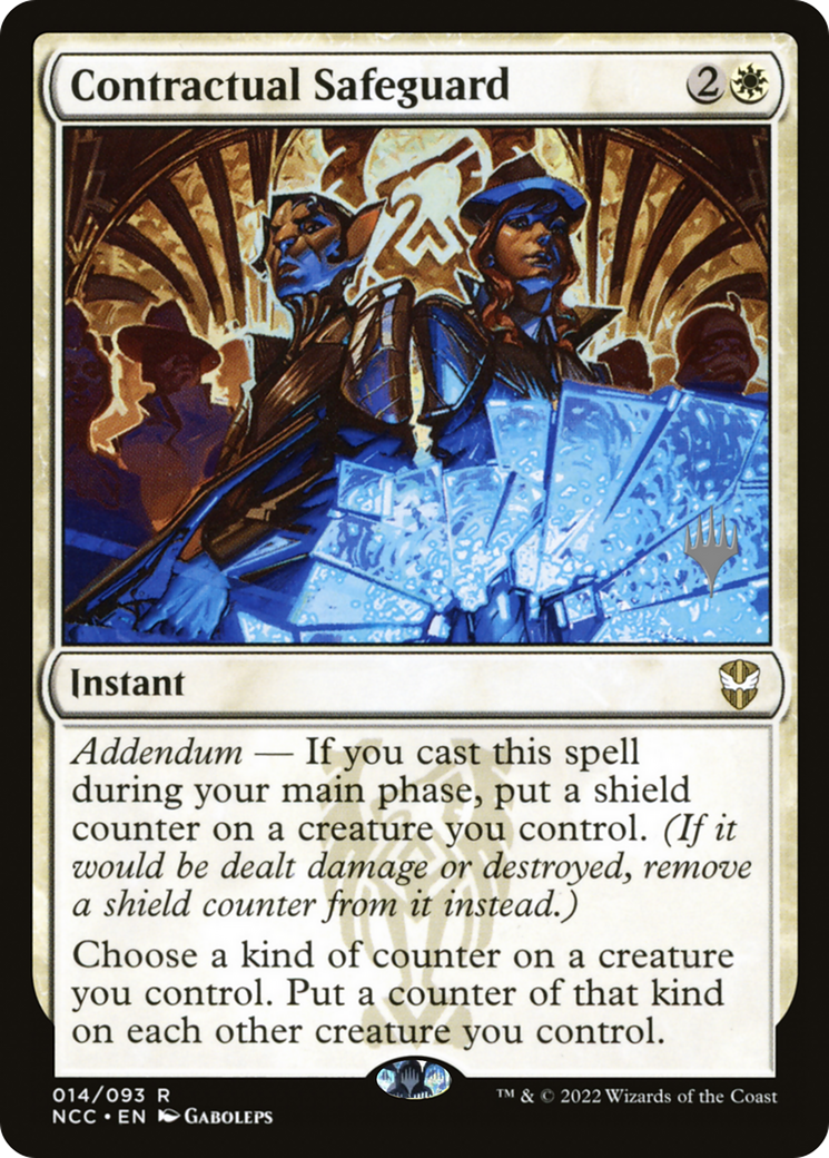 Contractual Safeguard (Promo Pack) [Streets of New Capenna Commander Promos]