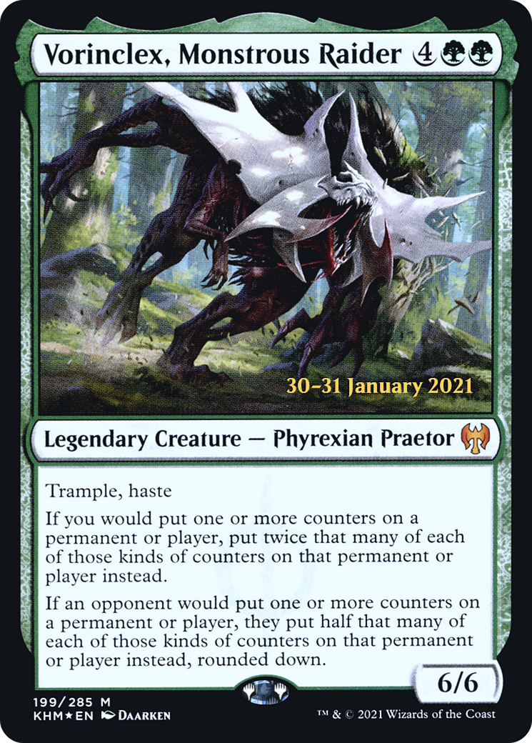 Vorinclex, Monstrous Raider [Kaldheim Prerelease Promos]