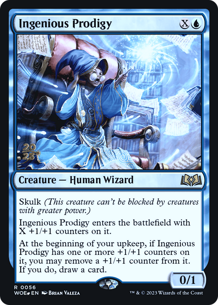 Ingenious Prodigy [Wilds of Eldraine Prerelease Promos]