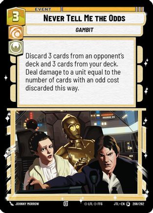 Never Tell Me the Odds (208/262) (208/257) [Jump to Lightspeed]