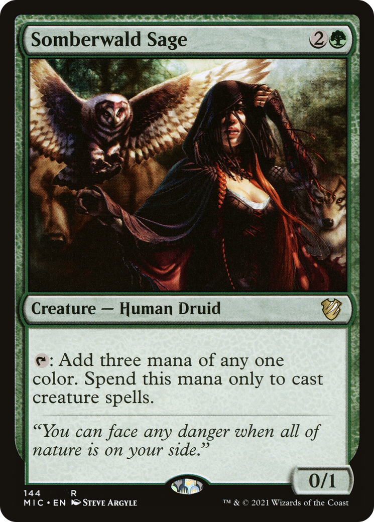 Somberwald Sage [Innistrad: Midnight Hunt Commander]