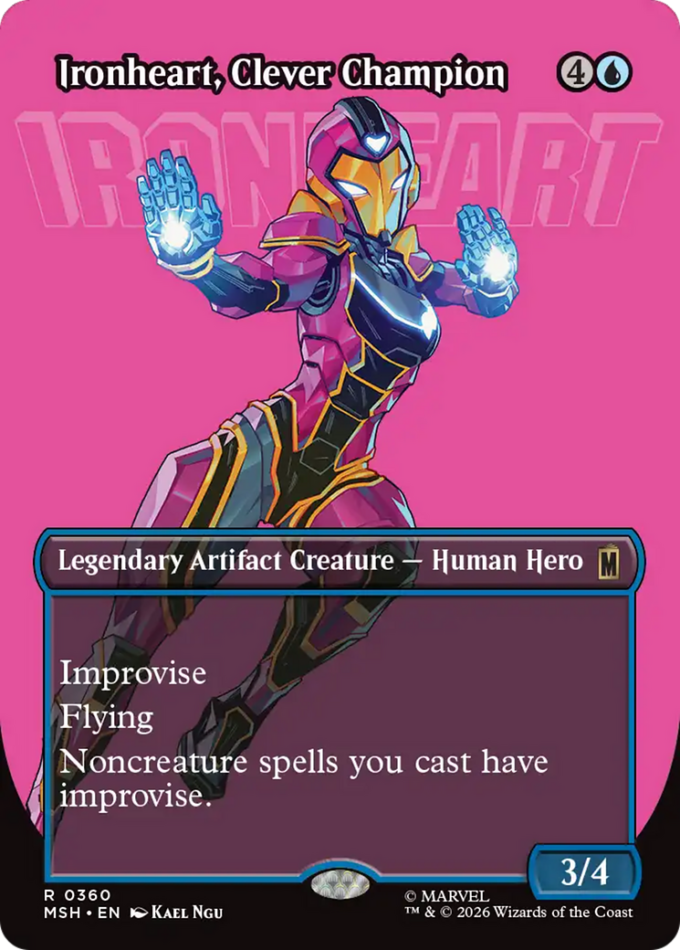 Ironheart, Clever Champion (Borderless) [Marvel Super Heroes]