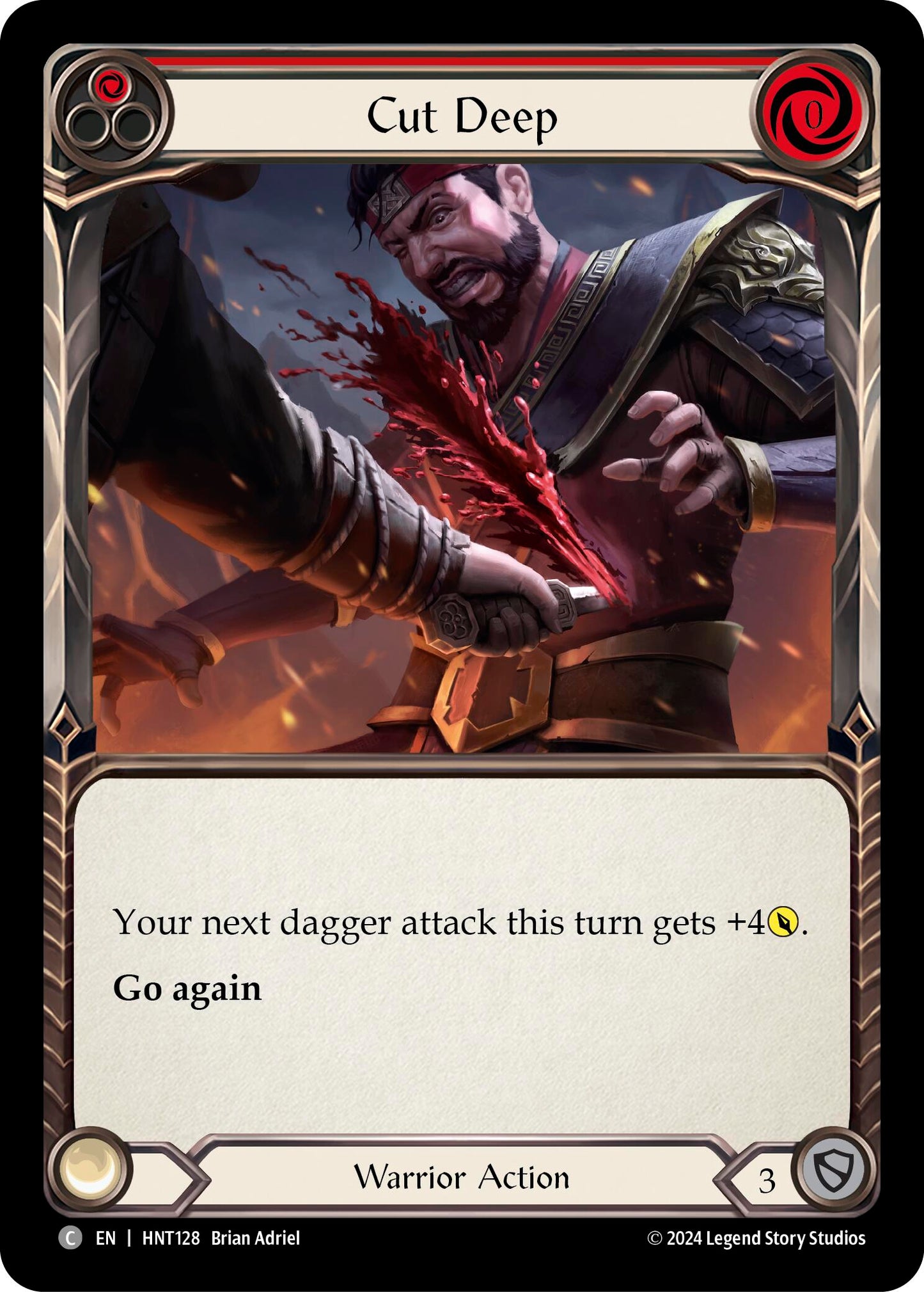 Cut Deep (Red) [HNT128] (The Hunted)  Rainbow Foil