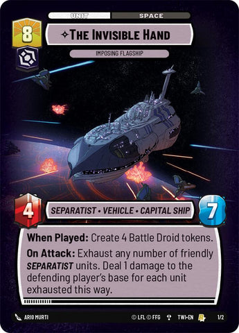 The Invisible Hand - Imposing Flagship (Store Showdown) (1/2) [Twilight of the Republic Promos]