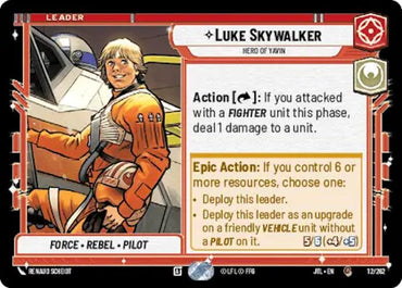 Luke Skywalker - Hero of Yavin (012/257) [Jump to Lightspeed]