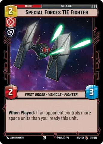 Special Forces TIE Fighter (135/257) [Jump to Lightspeed]