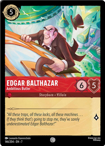 Edgar Balthazar - Ambitious Butler (146/204) [Archazia's Island]