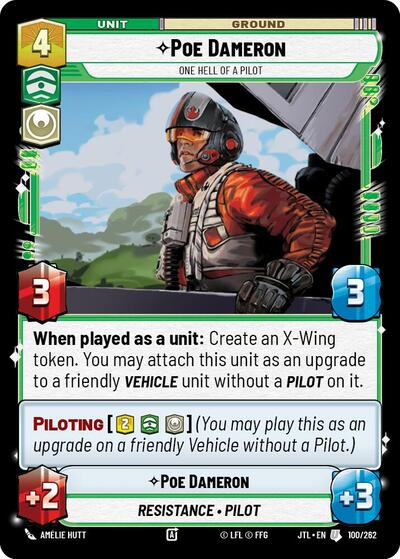 Poe Dameron One Hell of a Pilot (JTL 100/262) [Jump to Lightspeed]