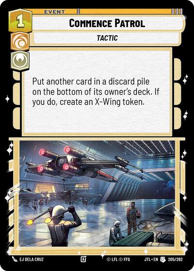 Commence Patrol (JTL 205/262) [Jump to Lightspeed]