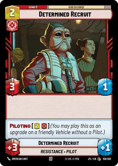 Determined Recruit (JTL 159/262) [Jump to Lightspeed]