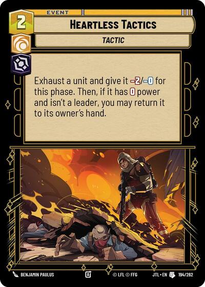 Heartless Tactics (JTL 194/262) [Jump to Lightspeed]