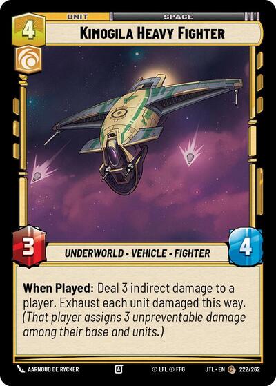 Kimogila Heavy Fighter (JTL 222/262) [Jump to Lightspeed]