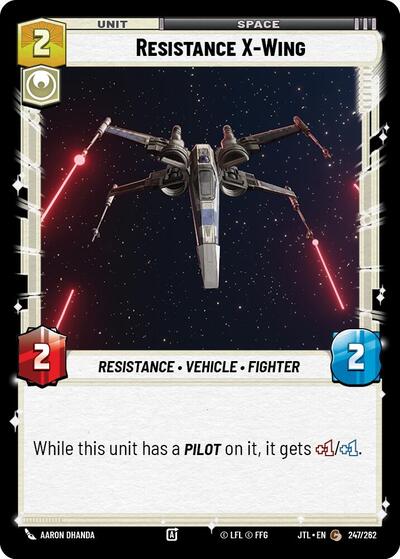 Resistance X Wing (JTL 247/262) [Jump to Lightspeed]