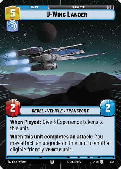 U Wing Lander Hyperspace (JTL 332) [Jump to Lightspeed]