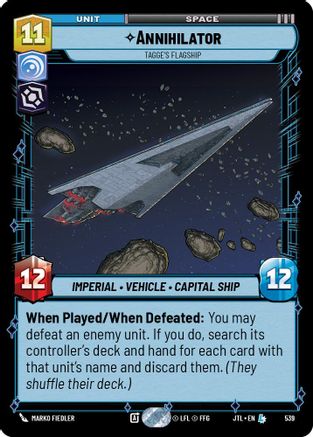 Annihilator - Tagge's Flagship (539) (539) [Jump to Lightspeed]