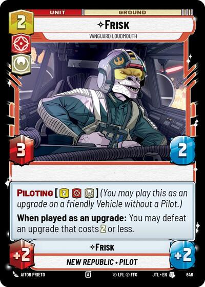 Frisk Vanguard Loudmouth Foil (JTL 646) [Jump to Lightspeed]