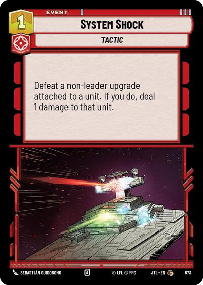 System Shock Foil (JTL 673) [Jump to Lightspeed]
