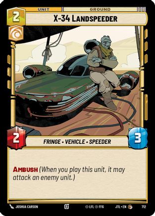 X-34 Landspeeder (712) (712) [Jump to Lightspeed]