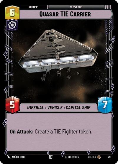 Quasar TIE Carrier Foil (JTL 741) [Jump to Lightspeed]